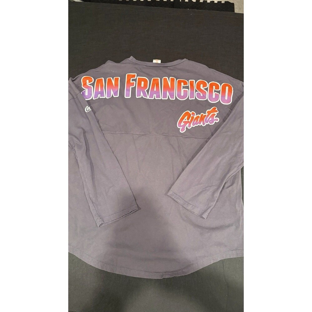 San Francisco Giants 2025 Size XL Purple Orange Coca-Cola City Connect Shirt
